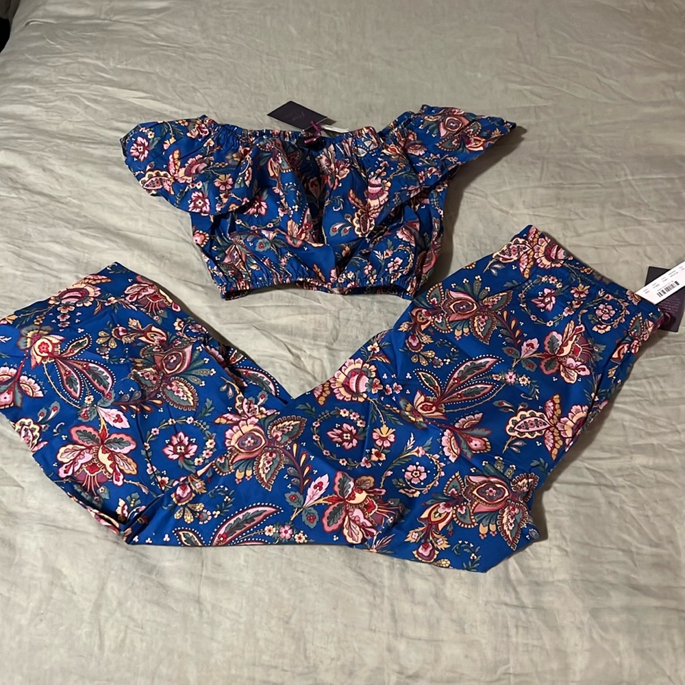 NWT Jcrew x Liberty of London cotton beach set